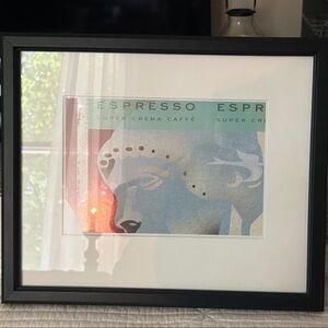 Framed Art Print with Black Frame